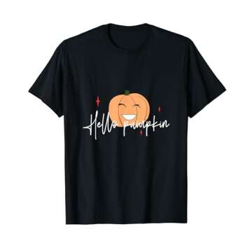 Hello Pumpkin T Shirt, Pumpkin Shirt, Fall Thanksgiving T-Shirt