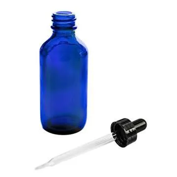 2oz Glass Dropper Bottles - Perfect for Essential Oils