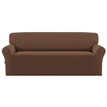 Easy-Going Fleece Stretch Sofa Slipcover Spandex Non-Slip Soft Couch Sofa Cover, Washable Furniture ...