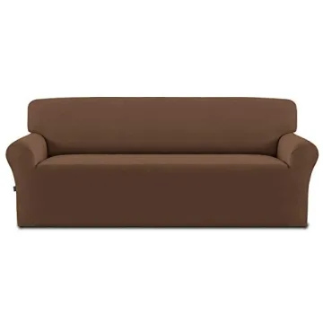 Easy-Going Fleece Stretch Sofa Slipcover Spandex Non-Slip Soft Couch Sofa Cover, Washable Furniture ...