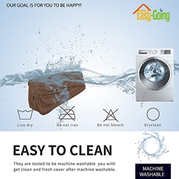 Easy-Going Fleece Stretch Sofa Slipcover - Soft & Washable