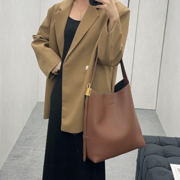 Hibear Vegan Leather Hobo Bag for Women - Stylish and Functional