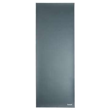 B YOGA B Mat Strong 6mm Thick Yoga Mat, 100% Rubber, Sticky & Eco-Friendly Exercise Mat, Non-Slip fo...