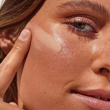 Saie Sunvisor Broad Spectrum Sunscreen Moisturizer SPF 35 - Hydrating Daily Face Sunscreen with 100% Sheer Mineral Zinc Oxide, Hyaluronic Acid + Vitamin C for Radiant, Dewy Skin (1.35 fl oz)