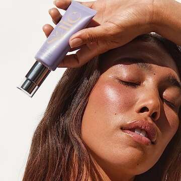 Saie Sunvisor Broad Spectrum Sunscreen Moisturizer SPF 35 - Hydrating Daily Face Sunscreen with 100% Sheer Mineral Zinc Oxide, Hyaluronic Acid + Vitamin C for Radiant, Dewy Skin (1.35 fl oz)