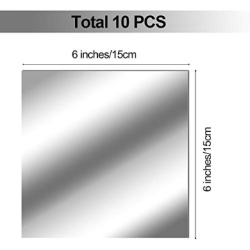 Zonon Flexible Mirror Sheets Self Adhesive Non-Glass Tiles