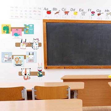 Adhesive Felt Pin Board Strips with Push Pins for Organization