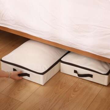 AMJ Foldable Underbed Storage - Easy Organizing Solution
