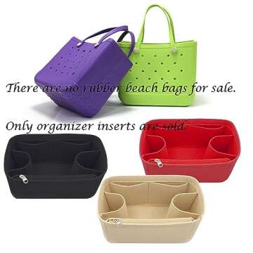 Lckaey Beach Bag Organizer Compatible with Bogg Bags