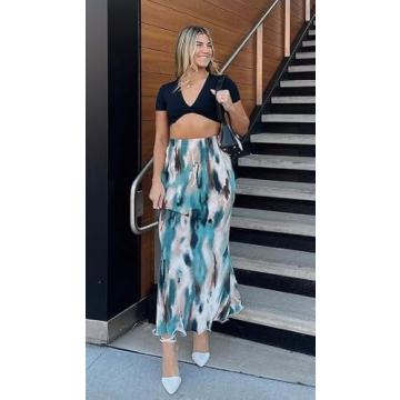 Aoxjox Short Sleeve Crop Tops Sienna Twist Workout T Shirt