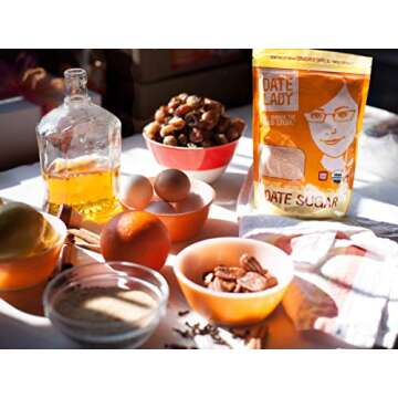 Organic Date Sugar - 12 oz Whole Food Sweetener