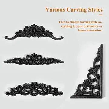 NeuType Arched Vintage Full Length Mirror 65x22 in Black