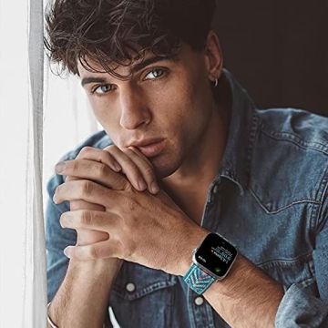 Greatfine Stretchy Solo Loop Strap for Apple Watch - Adjustable & Colorful