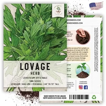 Seed Needs Lovage Seeds - Organic Herb Garden Seeds