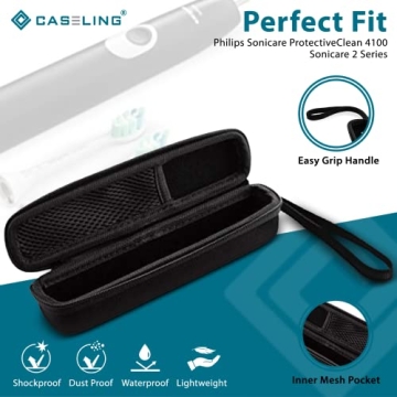 Caseling Hard Electric Toothbrush Case for Sonicare Travel