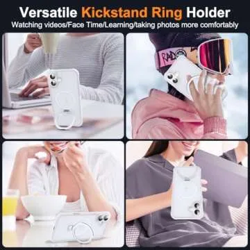 SKYLMW Magnetic O-Ring Kickstand with Military Protection