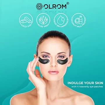 Olrom Eye Masks - 16 Pairs of Luxury Hydrating Under Eye Patches
