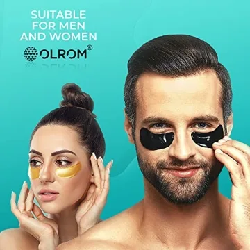 Olrom Eye Masks - 16 Pairs of Luxury Hydrating Under Eye Patches