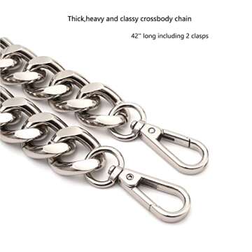 Stylish Yichain 42'' Crossbody Chain Purse Strap Replacement