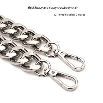 Stylish Yichain 42'' Crossbody Chain Purse Strap Replacement