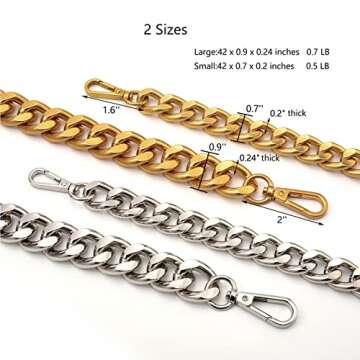 Stylish Yichain 42'' Crossbody Chain Purse Strap Replacement