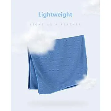 8Packs Cooling Towel (40"x 12"), Ice Towel, Microfiber Towel, Soft Breathable Chilly Towel Stay Cool...