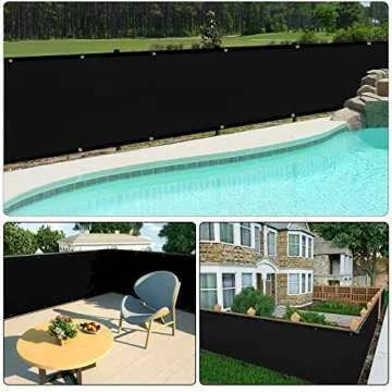 UPGRADE Balcony Privacy Screen Durable Shade Cover 3' x 10'