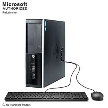 HP Elite Refurbished Desktop Computer Package - Ultimate Computing Experience