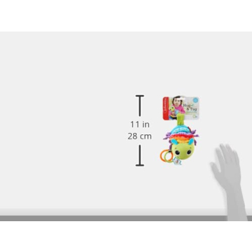 Infantino Hug and Tug Musical Bug for Engaging Infant Play
