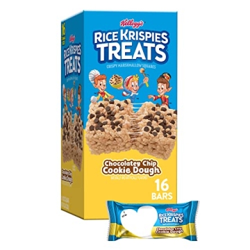 Delicious Rice Krispies Treats Snack Bars - Chocolatey Chip Cookie Dough, 12.4oz