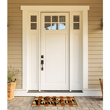 DII Natural Coir Outdoor Doormat with Pumpkin Design