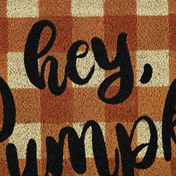 DII Natural Coir Outdoor Doormat with Pumpkin Design