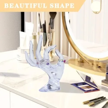 Glamorway Transparent Jewelry Display Holder for Bracelets Rings