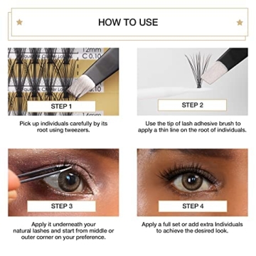 LASHVIEW DIY Lash Extension Kit with Glue and Tweezers