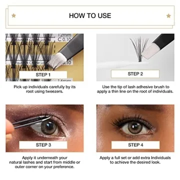 LASHVIEW DIY Lash Extension Kit with Glue and Tweezers
