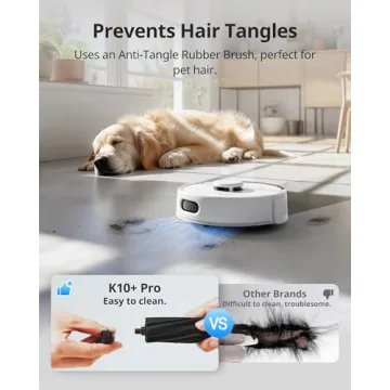 SwitchBot K10+ Pro Self Emptying Mini Robot Vacuum