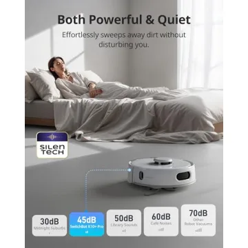 SwitchBot K10+ Pro Self Emptying Mini Robot Vacuum