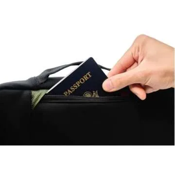 Human Things GENKI Saya Carry Sling Bag Cordura Black - Premium Waterproof Console Case & Tech Pouch for Portable Consoles - Shoulder Backpack Crossbody Protective Console for Men and Women