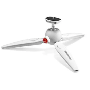Manfrotto MTPIXIEVO-WH PIXI EVO 2 Section Mini Tripod (White)