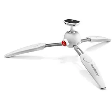 Manfrotto MTPIXIEVO-WH PIXI EVO 2 Section Mini Tripod (White)