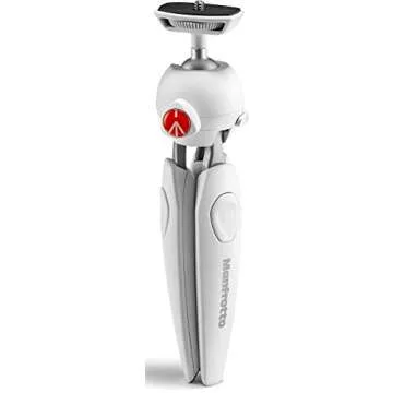 Manfrotto MTPIXIEVO-WH PIXI EVO 2 Section Mini Tripod (White)