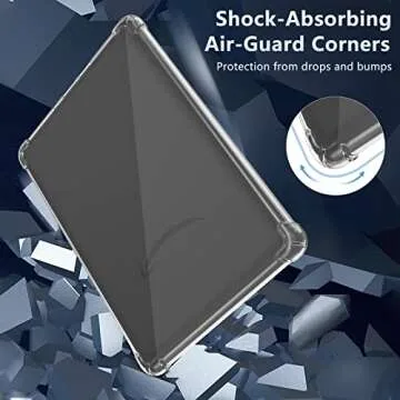 TQQ Clear Protection Case for Kindle 6 Inch 2024 and 2022