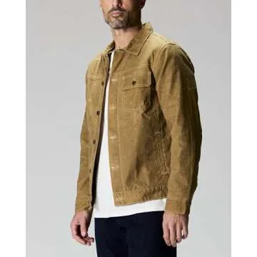 Huckberry Flint and Tinder Flannel-Lined Waxed Jacket