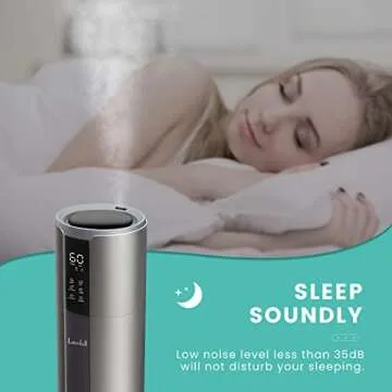 Top Fill Large Humidifiers for Home - 2.1Gal/500sqft