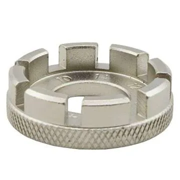 Lumintrail Bike Spoke Wrench Spoke Tool 6 Size 8 Way Wrench Nipple Key for Bicycle