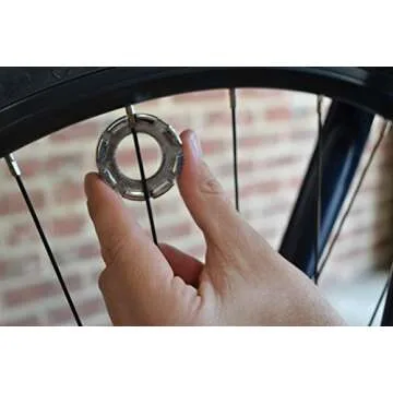 Lumintrail Bike Spoke Wrench Spoke Tool 6 Size 8 Way Wrench Nipple Key for Bicycle