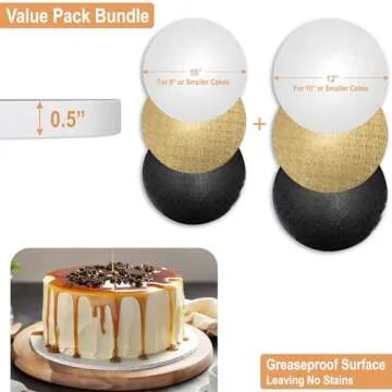 BOARDS+ Ultra Strong Cake Drums Set for Special Occasions | 12 Pack