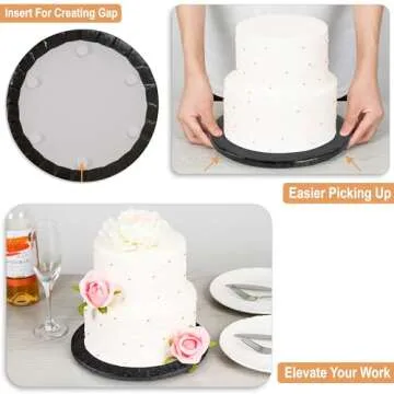 BOARDS+ Ultra Strong Cake Drums Set for Special Occasions | 12 Pack