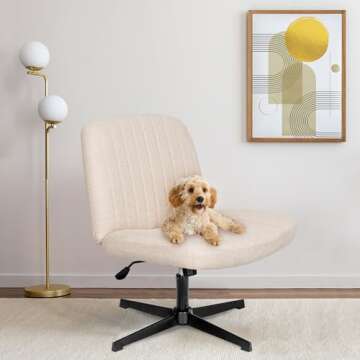 Stylish Ergonomic Chair for Cross Legged Comfort