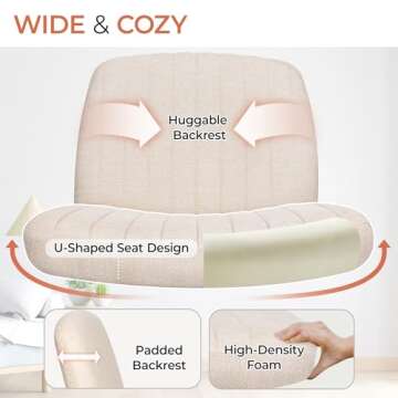 Stylish Ergonomic Chair for Cross Legged Comfort
